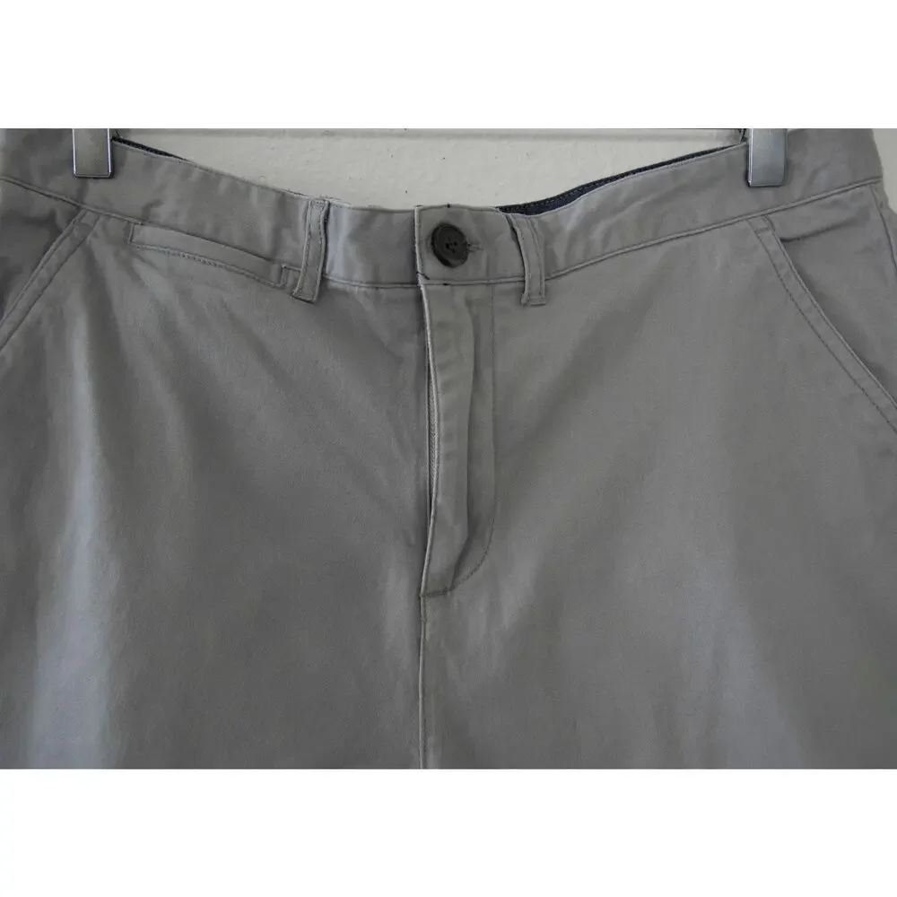Men's Gray Chino Shorts by Jachs New York Summer Travel Casual Sz. 34